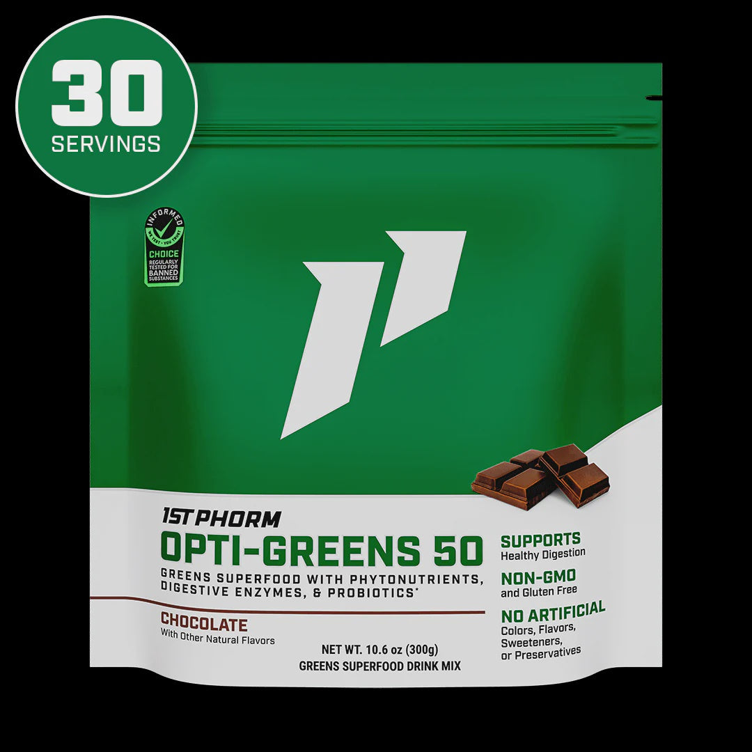 1st Phorm - Opti-Greens 50 Chocolate - 30 Serving - Greens