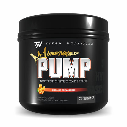 Titan Nutrition PUMP UNRIVALED - Nootropic Nitric Oxide Stack - Orange Creamsicle