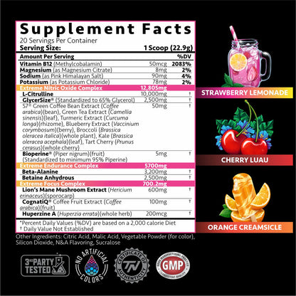 Titan Nutrition PUMP UNRIVALED - Nootropic Nitric Oxide Stack