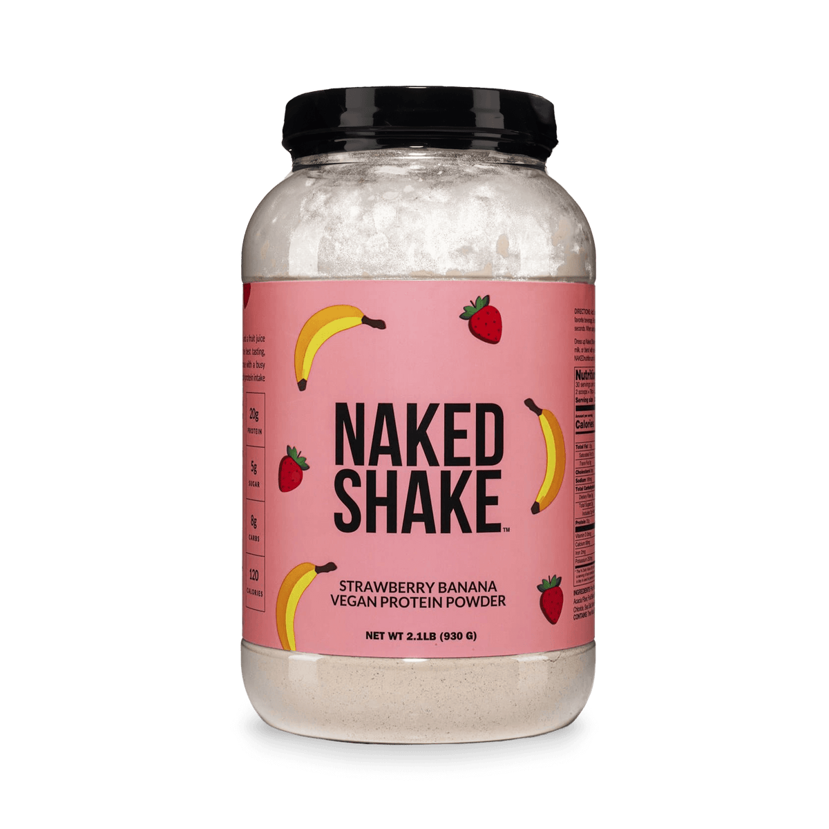 Naked Naked Shake Protein Powder 2lb - Strawberry Banana
