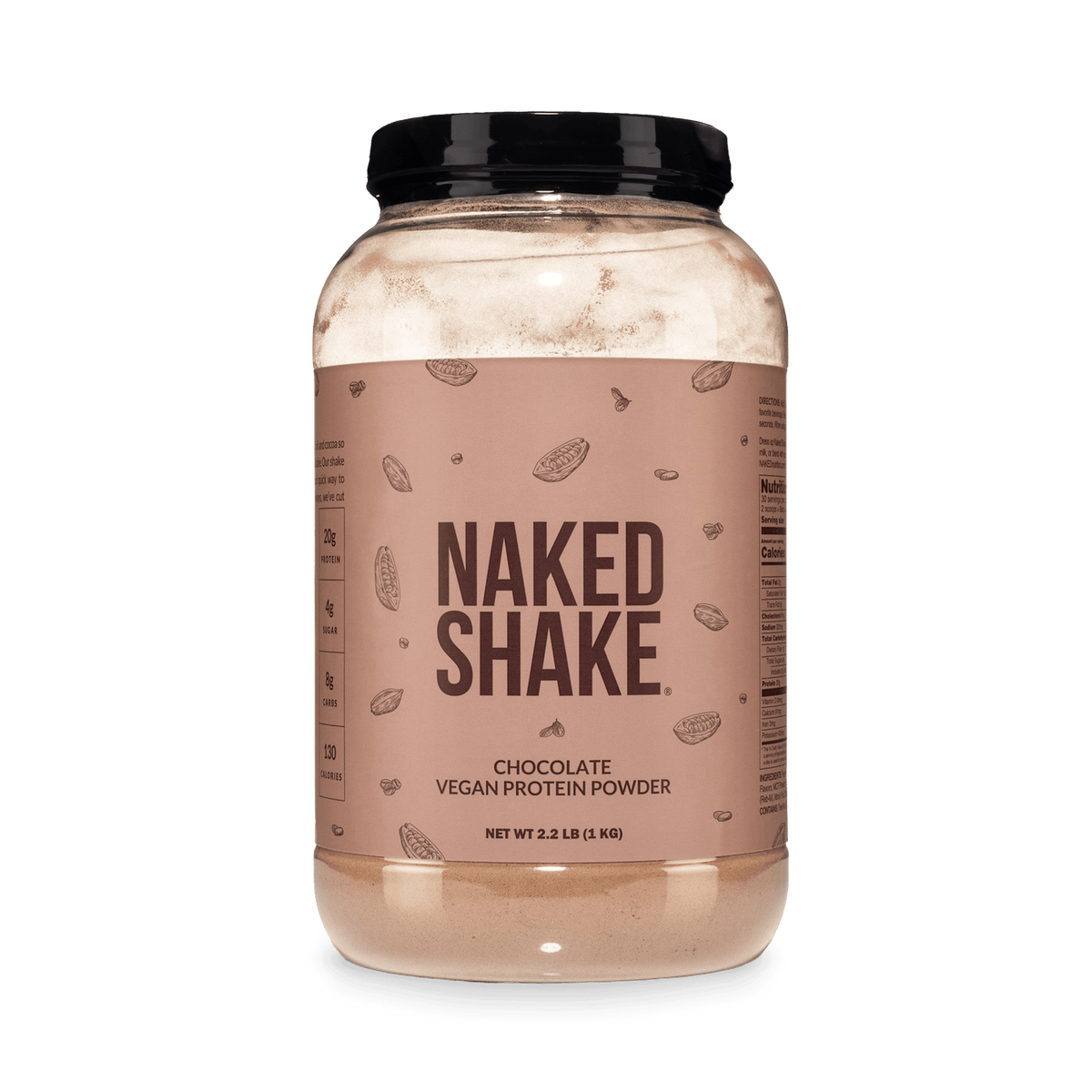 Naked Naked Shake Protein Powder 2lb - Chocolate