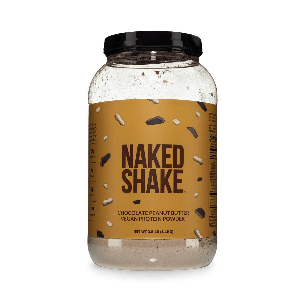 Naked Naked Shake Protein Powder 2lb - Chocolate Peanut Butter