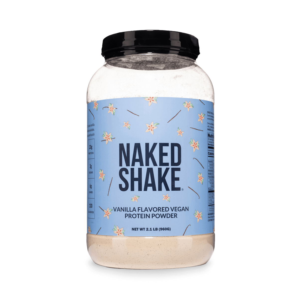 Naked Naked Shake Protein Powder 2lb - Vanilla