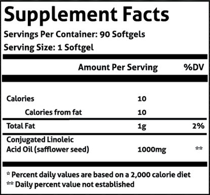 Frontline Formulations CLA - Supplement Facts