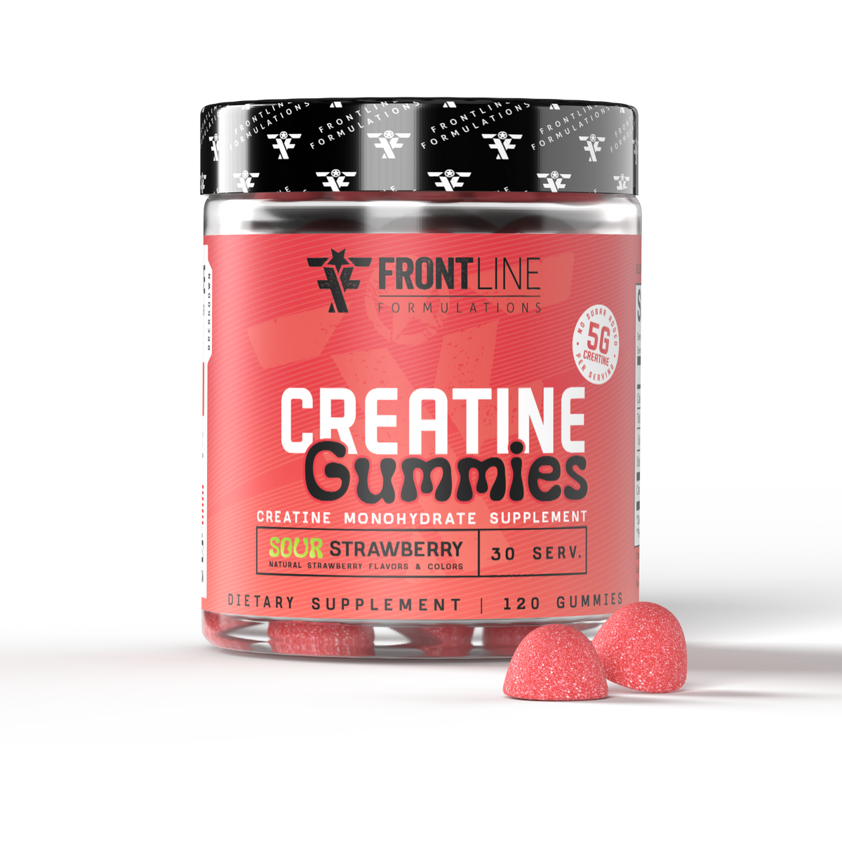 Frontline Formulations Creatine Gummies - Sour Strawberry