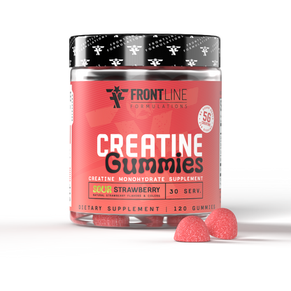 Frontline Formulations Creatine Gummies - Sour Strawberry
