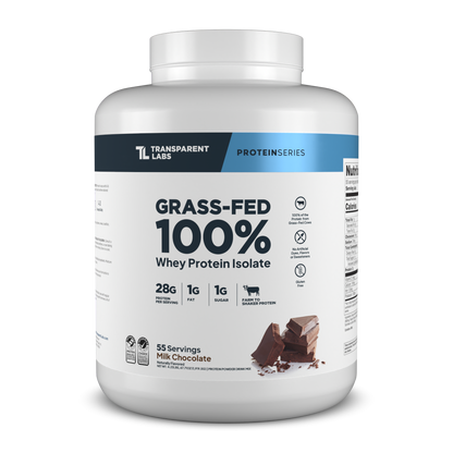 Transparent Labs Grass-Fed Whey Protein Isolate - Milk Chocolate