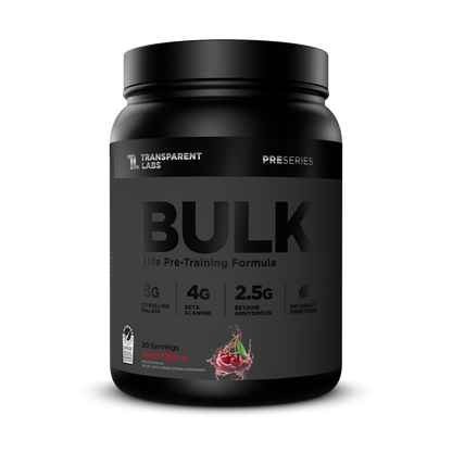 Transparent Labs Bulk Black Pre-Workout - Black Cherry