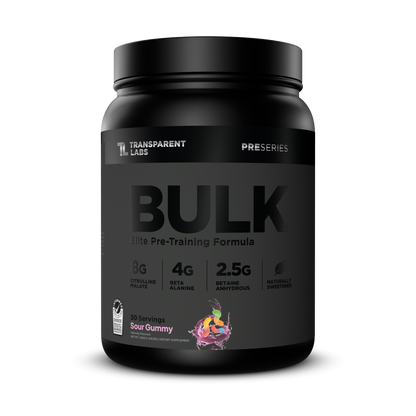 Transparent Labs Bulk Black Pre-Workout - Sour Gummy