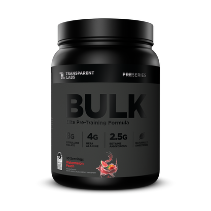 Transparent Labs Bulk Black Pre-Workout - Watermelon Peach
