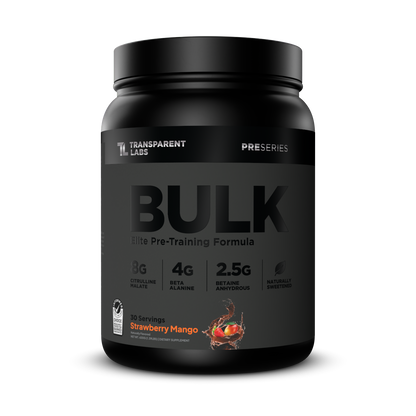 Transparent Labs Bulk Black Pre-Workout - Strawberry Mango