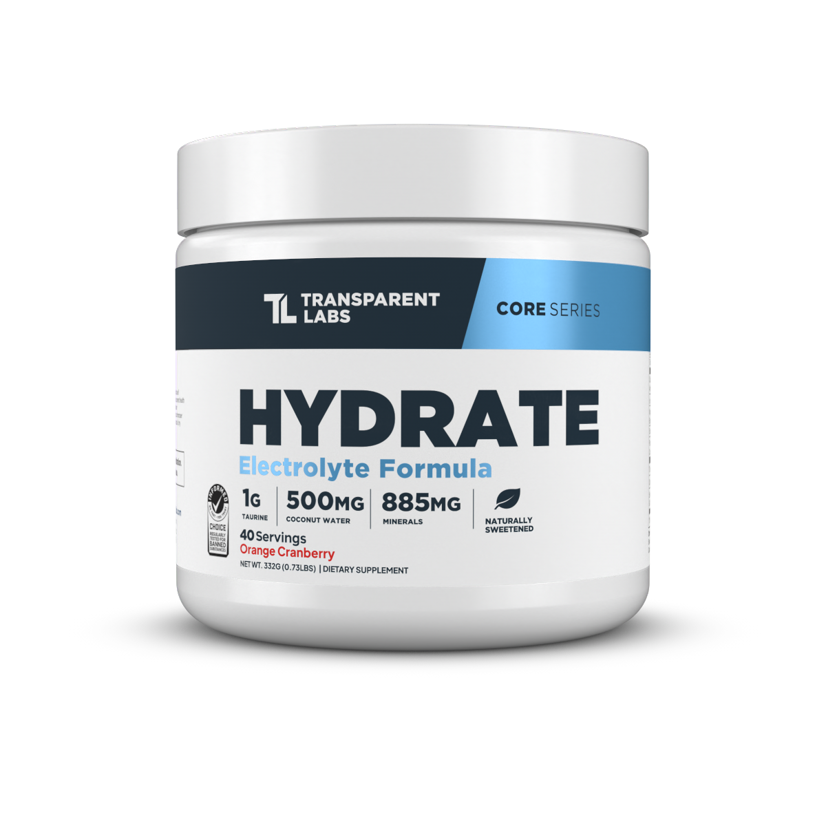 Transparent Labs Hydrate - Orange Cranberry
