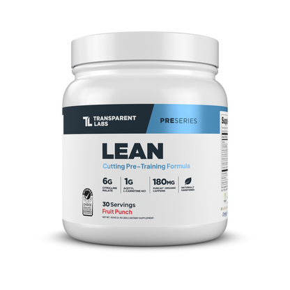 Transparent Labs Lean Pre-Workout - Fruit Punch