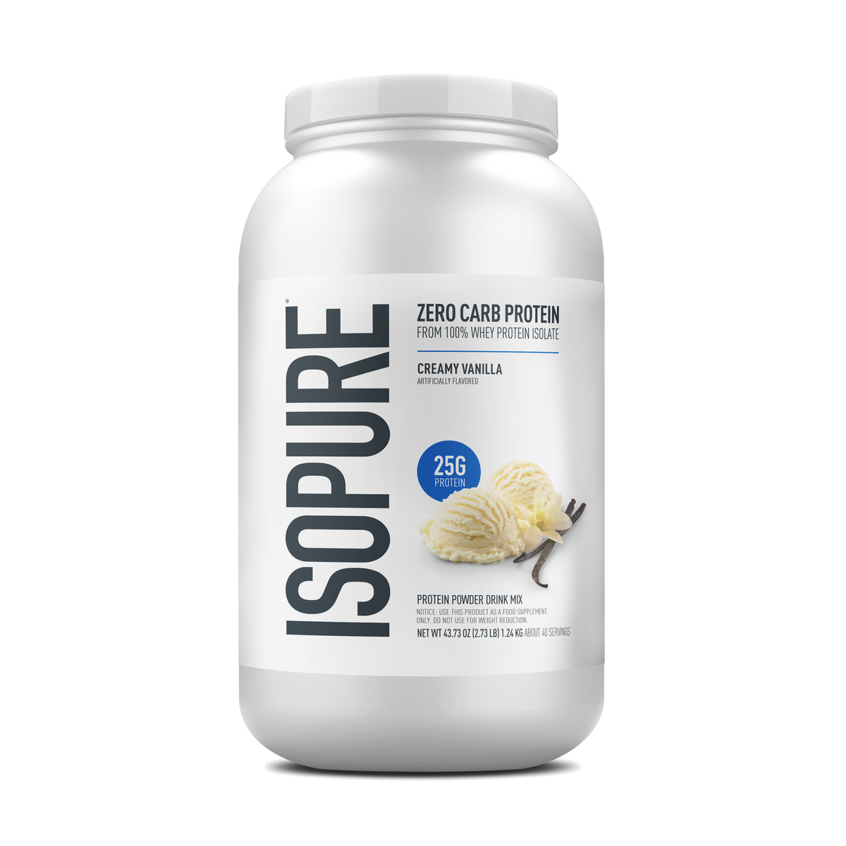 Isopure 3lb Protein Isolate - Creamy Vanilla