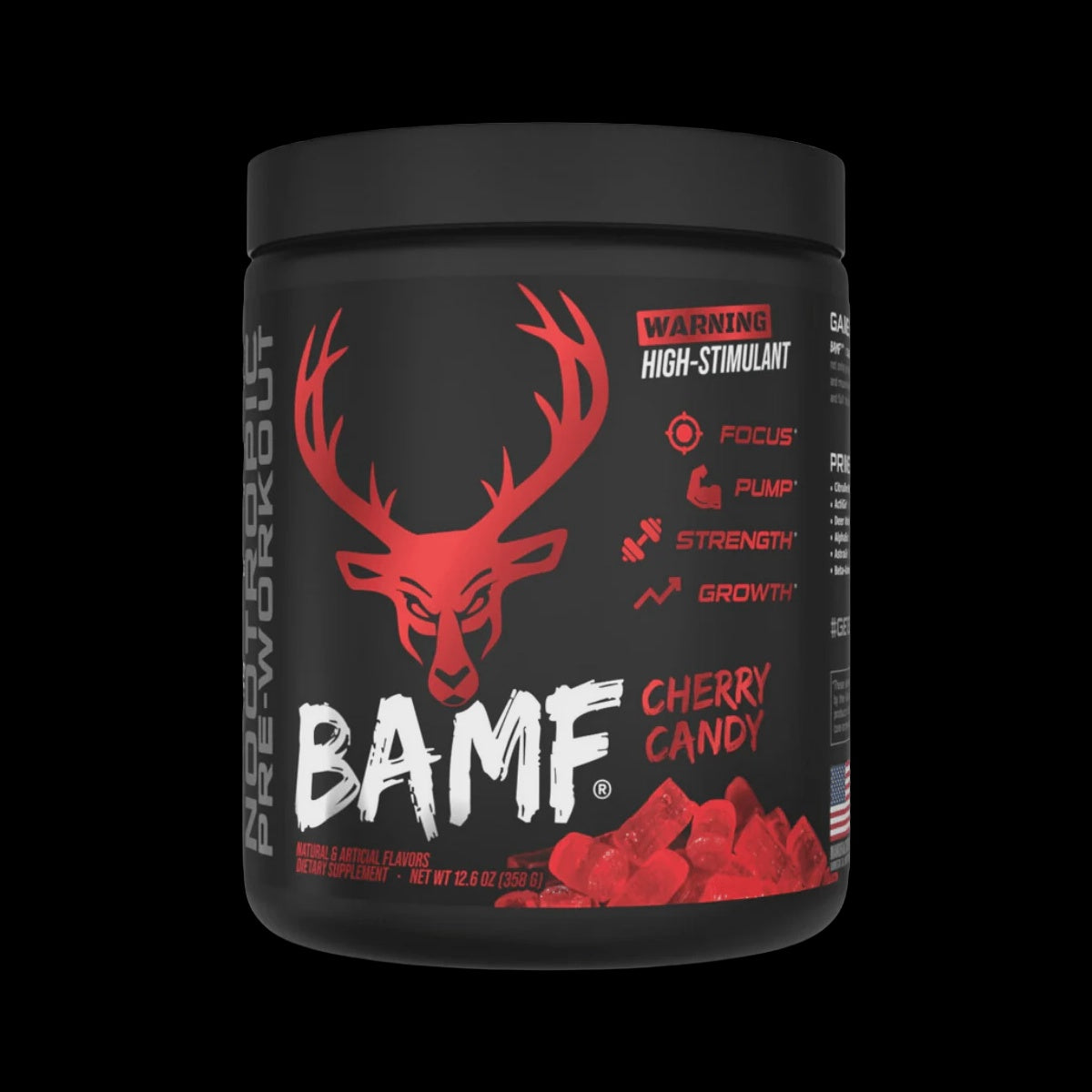 Bucked Up - BAMF Cherry Candy - Pre Workout - 30 Servings