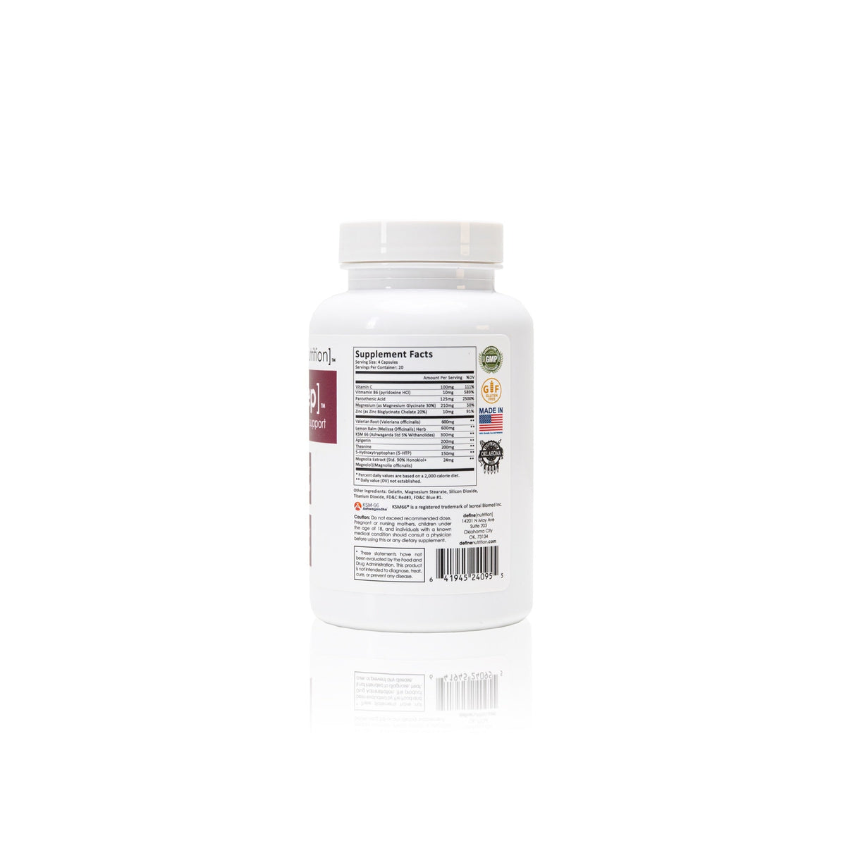Define Nutrition Define [Sleep] - Supplement Facts