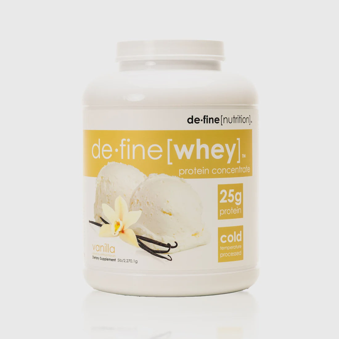 Define Nutrition - define[whey] Vanilla 5lb.  - Protein Powder