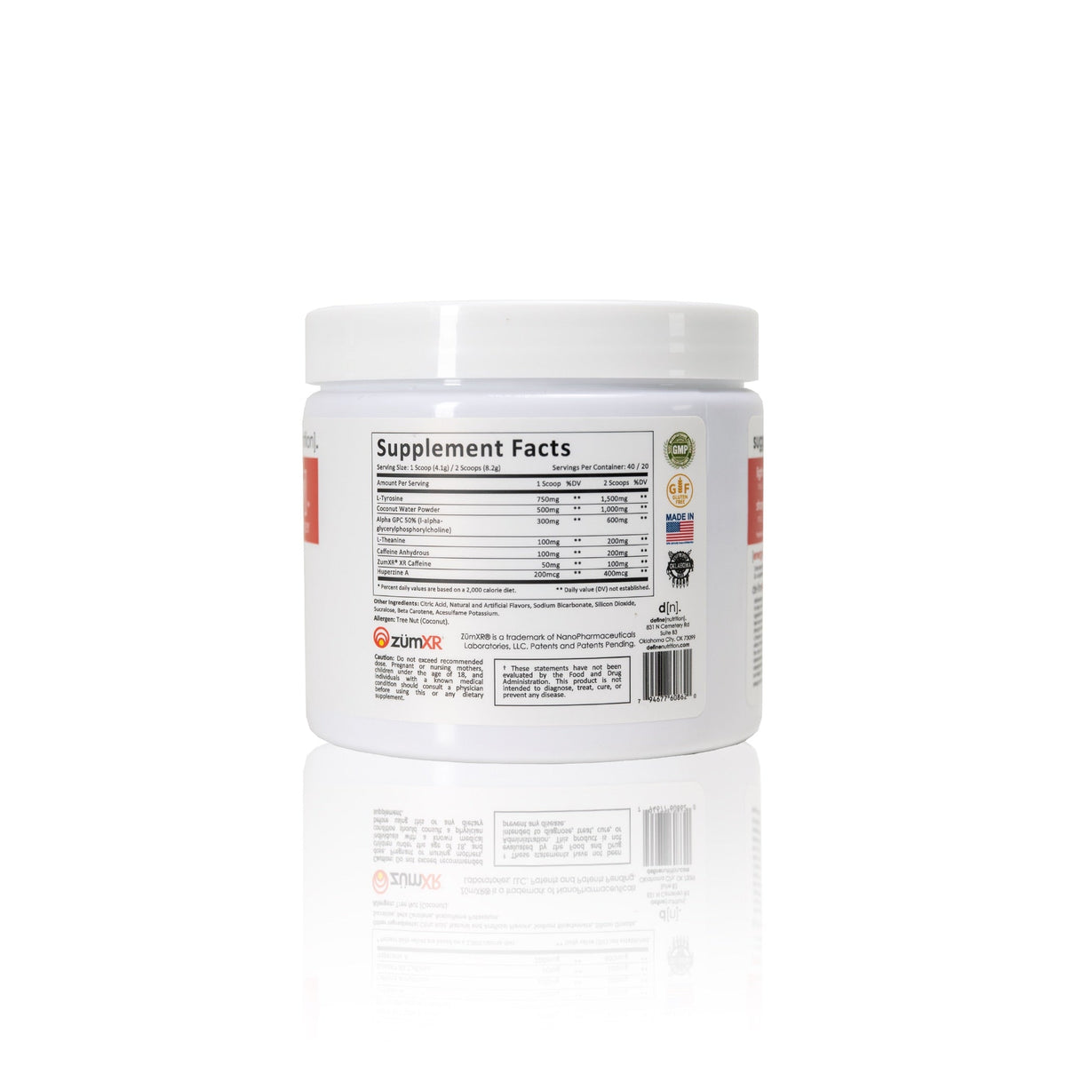 Define Nutrition Define [Energy] - Supplement Facts