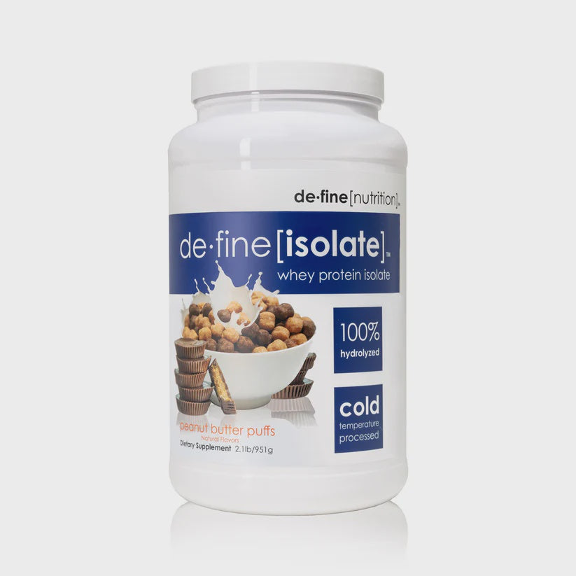 Define Nutrition - define[isolate] Peanut butter puffs - Protein Isolate