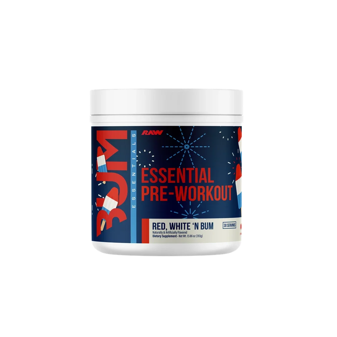Raw Nutrition CBUM Essential Pre - Red, White, N' BUM