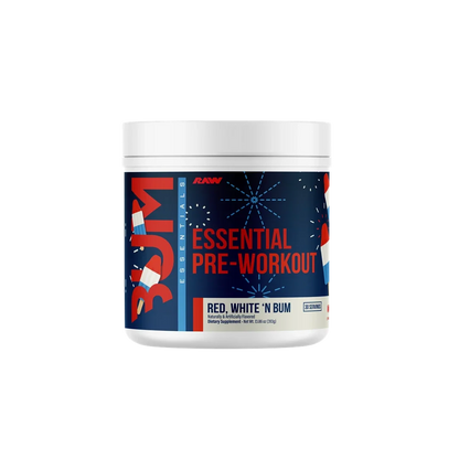 Raw Nutrition CBUM Essential Pre - Red, White, N' BUM