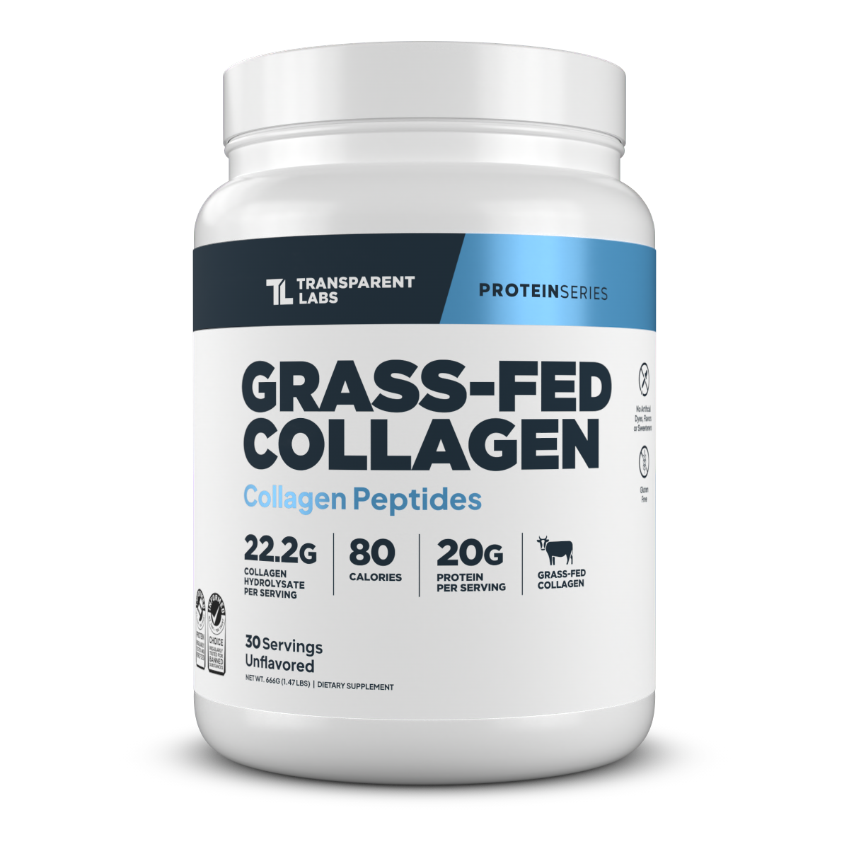 Transparent Labs Grass-Fed Collagen - Unflavored