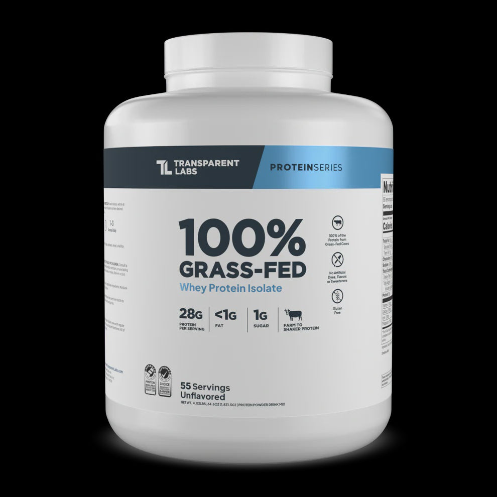 Transparent Labs - 100% Grass-Fed Whey (4 lbs)