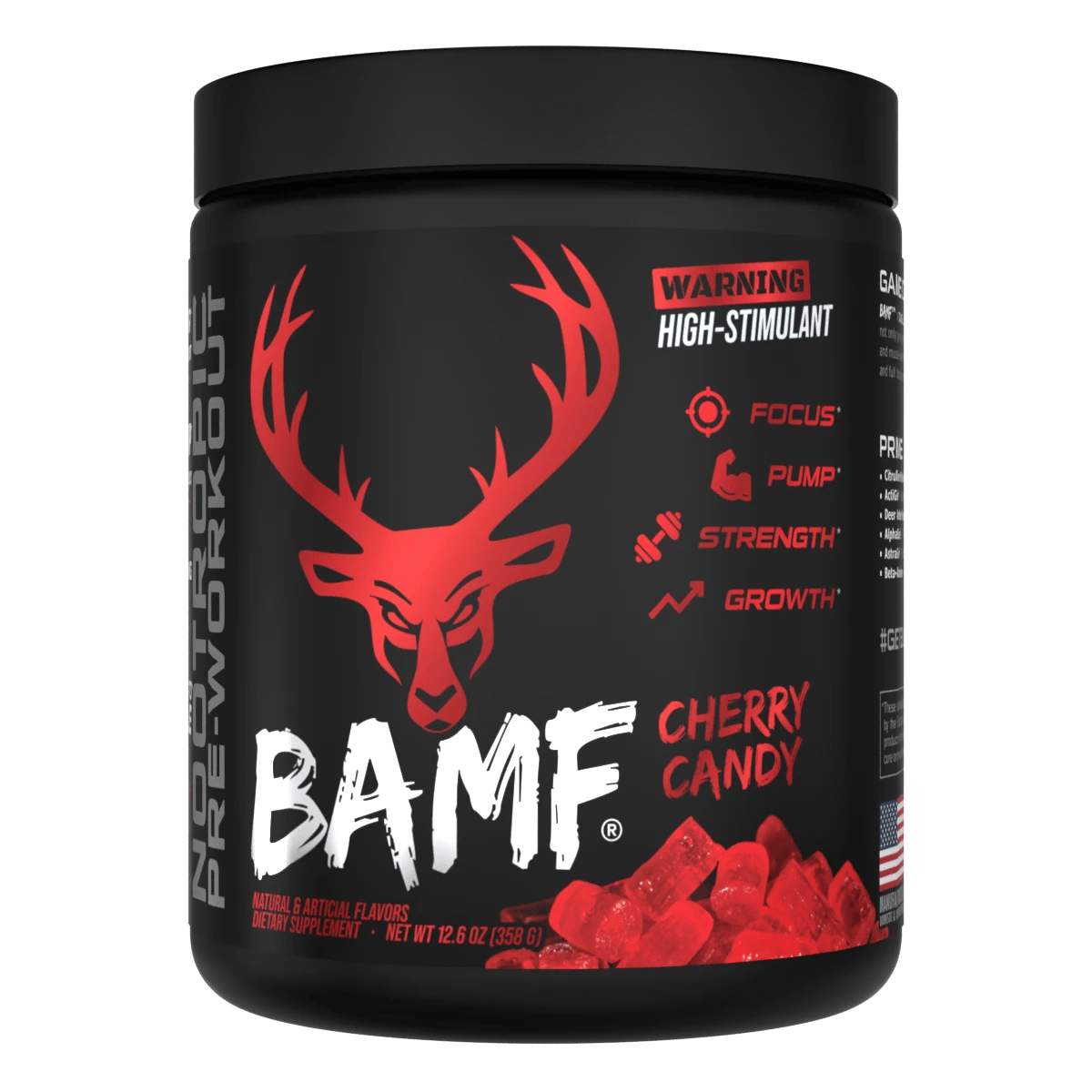Bucked Up BAMF - Cherry Hard Candy