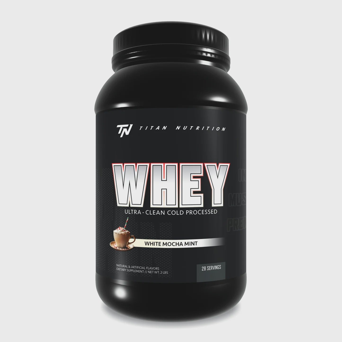 Titan Nutrition - Whey White Mocha Mint - 2lb. - Protein Powder