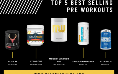 The Top 5 Best Selling Pre-Workouts