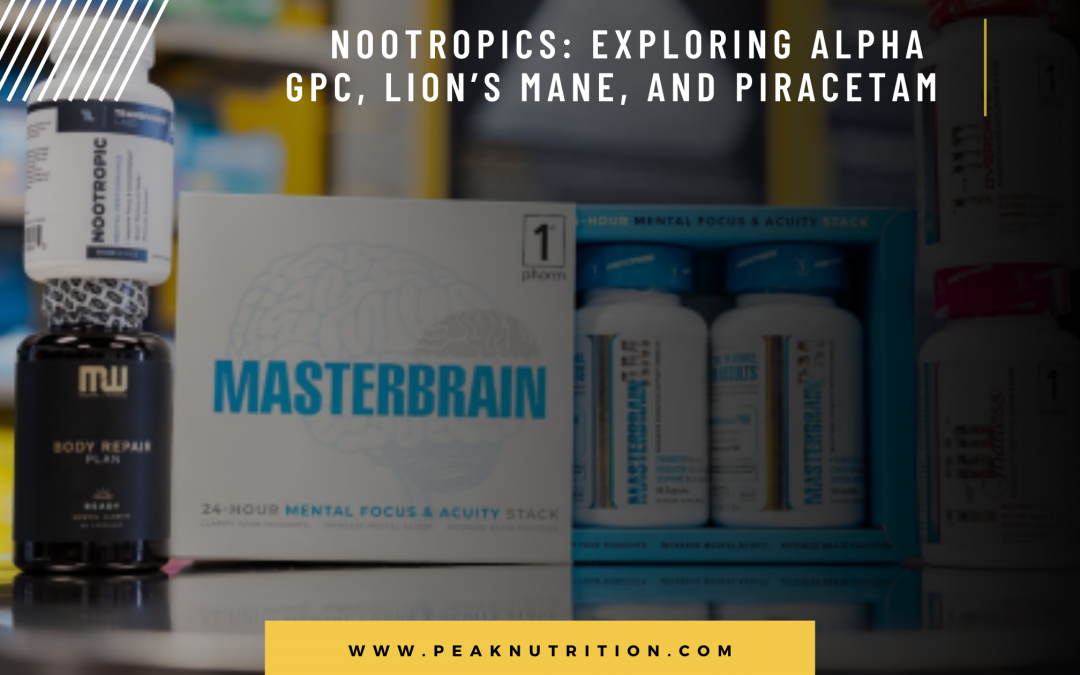 Enhanced Intelligence: Exploring Alpha GPC, Lion’s Mane, and Piracetam’s Potential