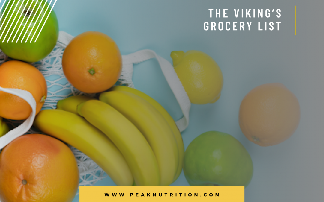 The Viking’s Grocery List